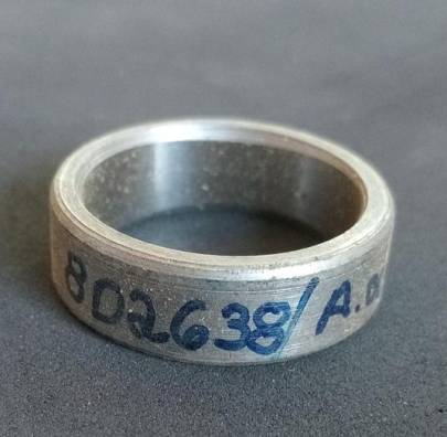 The Spacer with 25.81 mm Internal Diameter and 9.91 mm Thickness  maintains precise spacing for optimal steering cylinder alignment and operation