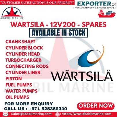 WARTSILA – SPARES – CRANKSHAFT – 12V200