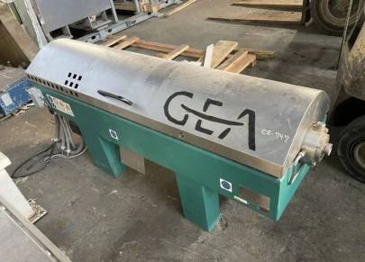 Westfalia RCE 205-01-02 decanter centrifuge, 316SS.Westfalia RCE 205-01-02 decanter centrifuge, 316SS.