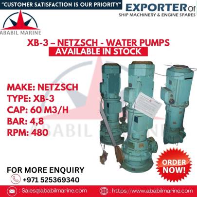 XB-3 – NETZSCH - WATER PUMPS