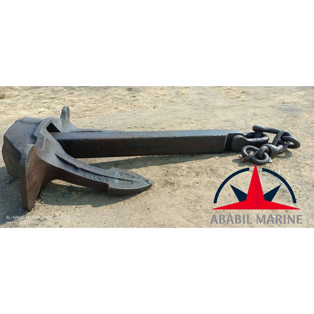 STOCKLESS ANCHOR & ANCHOR CHAINS